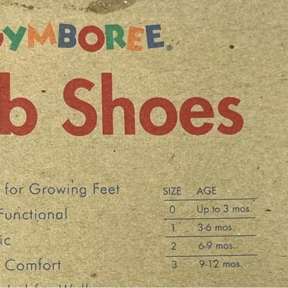 Gymboree 1994 Vintage Slippers Sweet Dreams Line Size 3 (9-12 months)